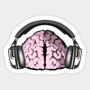 This is Your Brain...This is Your Brain on Music Sticker